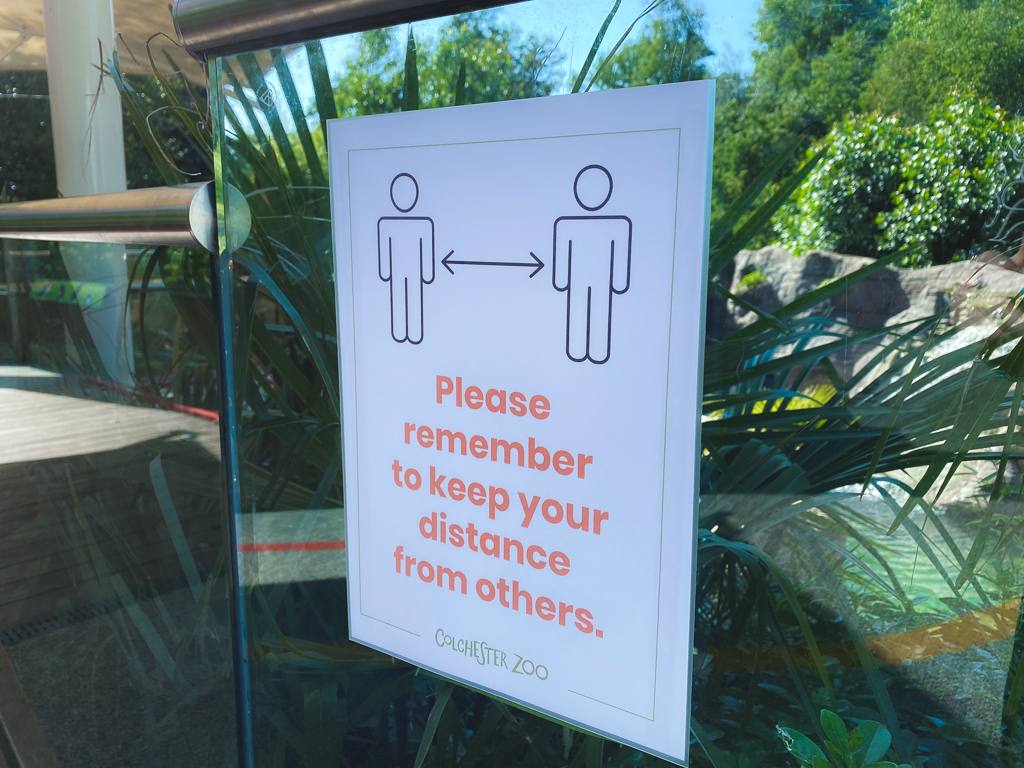 Colchester Zoo Social Distancing Guidelines