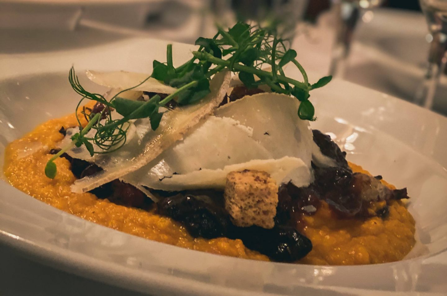 Mushroom Bourguignon, Parkside Brasserie, Elm Park