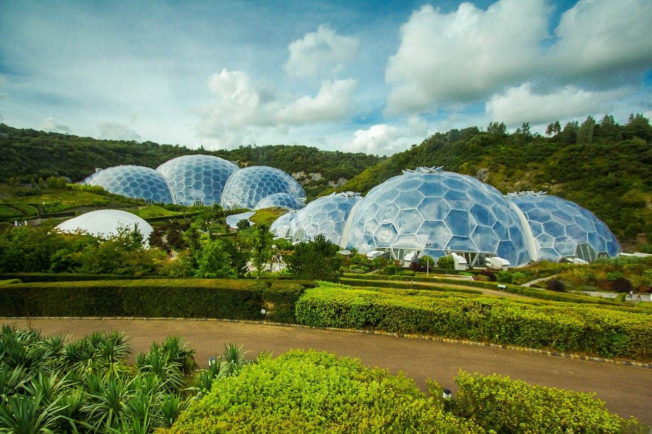 The Eden Project biomes